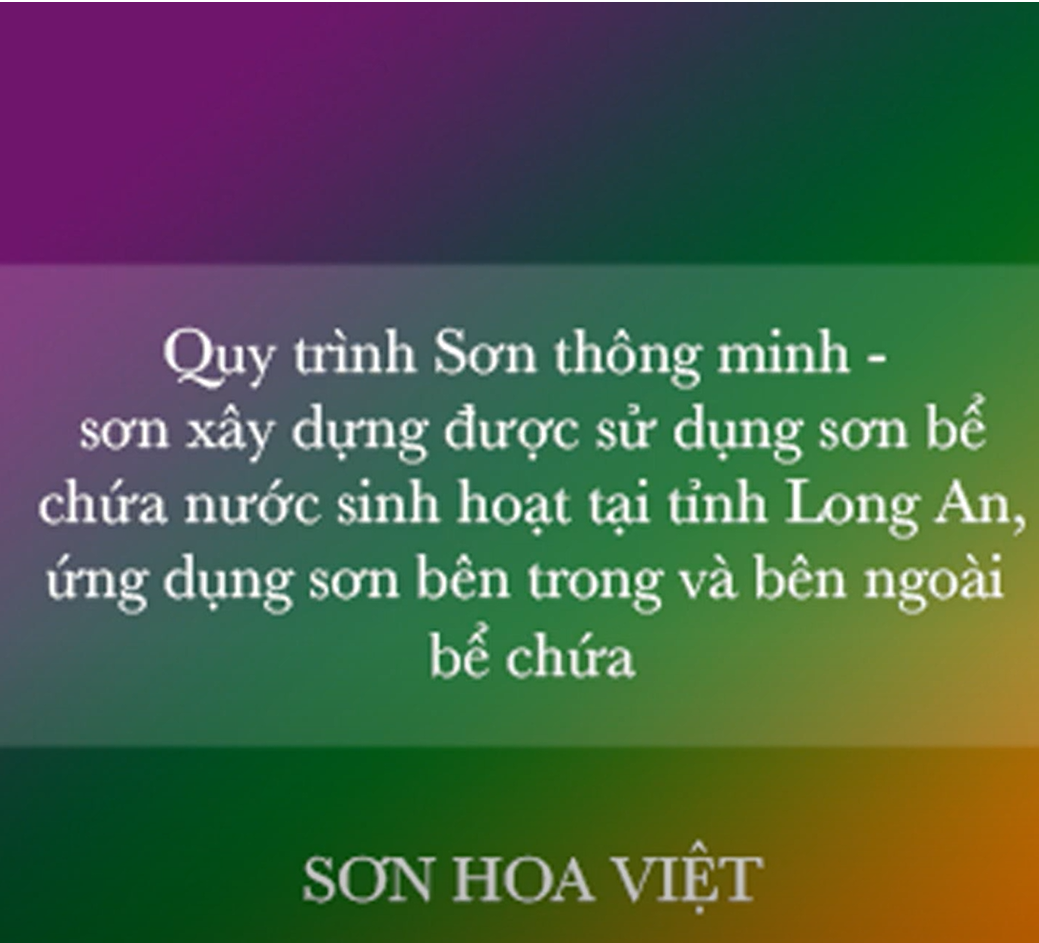 Công trình hồ chứa nước sinh hoạt 10.000 mét khối tại Nhà máy nước sạch Nhị Thành